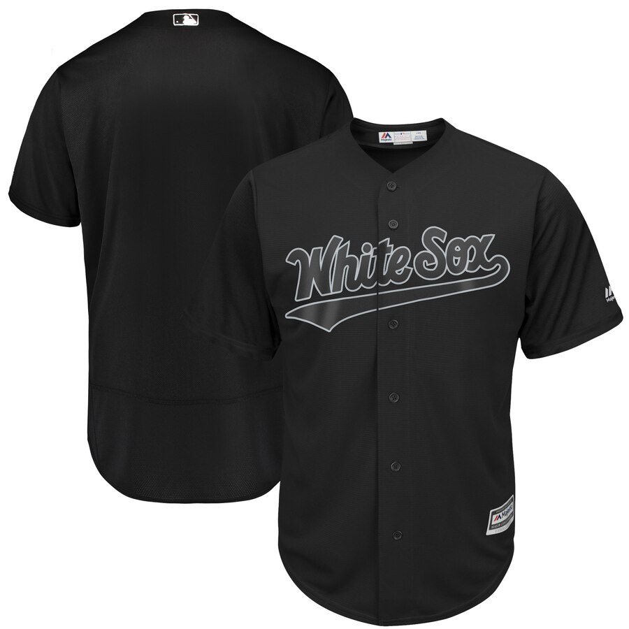 Customized Men Chicago White Sox black Blank MLB Jerseys->chicago white sox->MLB Jersey